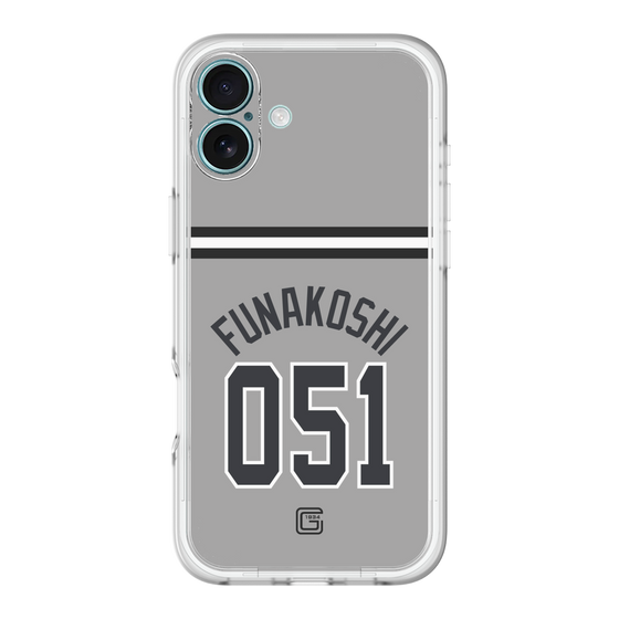 スリムプロテクションプレミアムケース［ 読売ジャイアンツ - #051 NAOE - ビジター ］