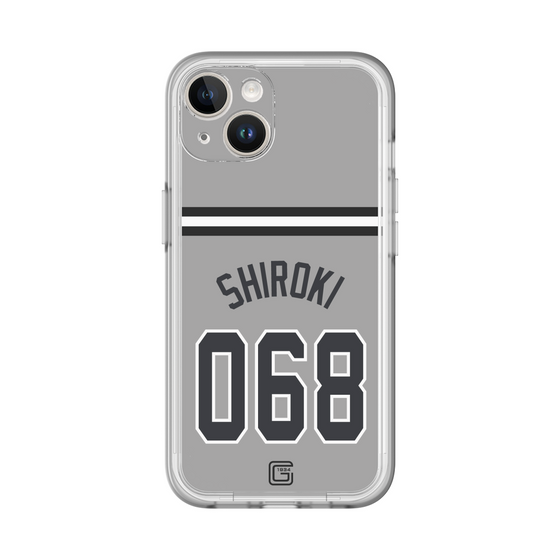 スリムプロテクションプレミアムケース［ 読売ジャイアンツ - #068 SHIROKI - ビジター ］