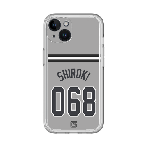 スリムプロテクションプレミアムケース［ 読売ジャイアンツ - #068 SHIROKI - ビジター ］