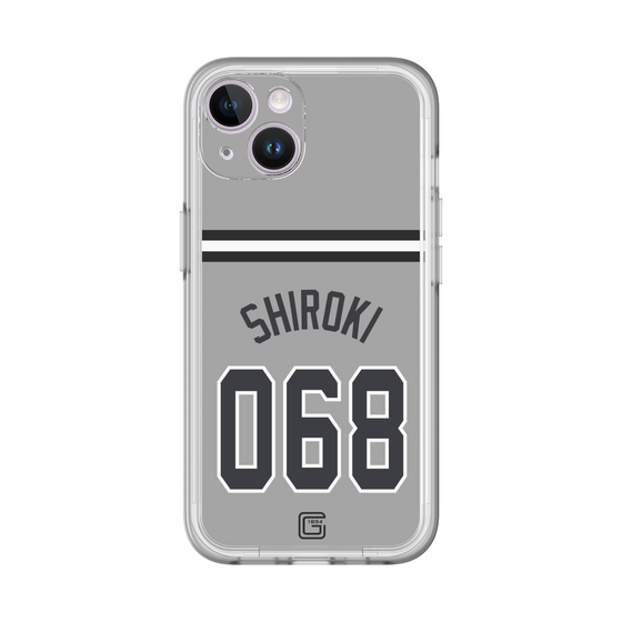 スリムプロテクションプレミアムケース［ 読売ジャイアンツ - #068 SHIROKI - ビジター ］