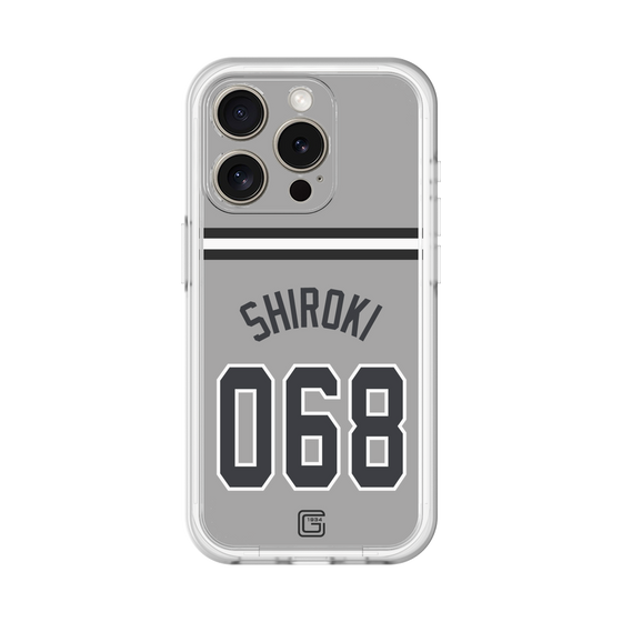 スリムプロテクションプレミアムケース［ 読売ジャイアンツ - #068 SHIROKI - ビジター ］