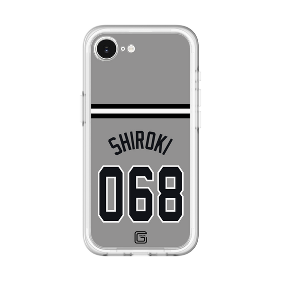 スリムプロテクションプレミアムケース［ 読売ジャイアンツ - #068 SHIROKI - ビジター ］