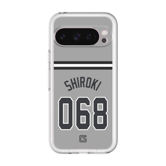 スリムプロテクションプレミアムケース［ 読売ジャイアンツ - #068 SHIROKI - ビジター ］