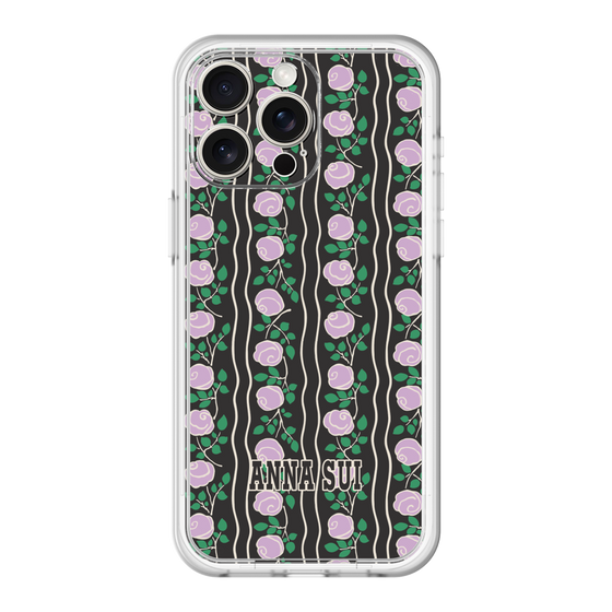 スリムプロテクションプレミアムケース［ ANNA SUI - ROSE STRIPE ］