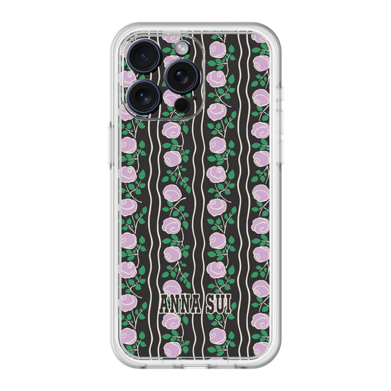 スリムプロテクションプレミアムケース［ ANNA SUI - ROSE STRIPE ］