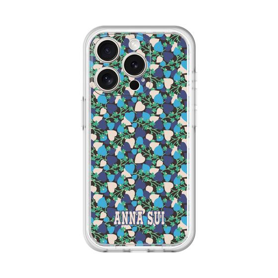 スリムプロテクションプレミアムケース［ ANNA SUI - HEARTS VINE - BLUE ］