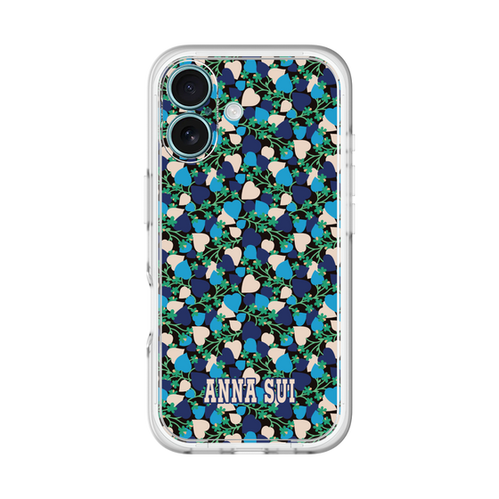 スリムプロテクションプレミアムケース［ ANNA SUI - HEARTS VINE - BLUE ］