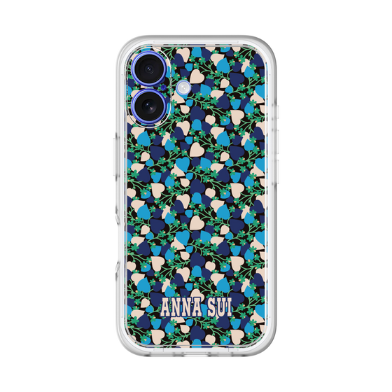 スリムプロテクションプレミアムケース［ ANNA SUI - HEARTS VINE - BLUE ］