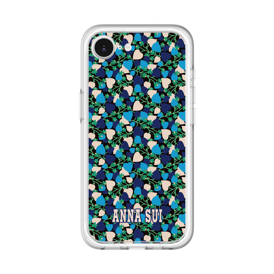 スリムプロテクションプレミアムケース［ ANNA SUI - HEARTS VINE - BLUE ］