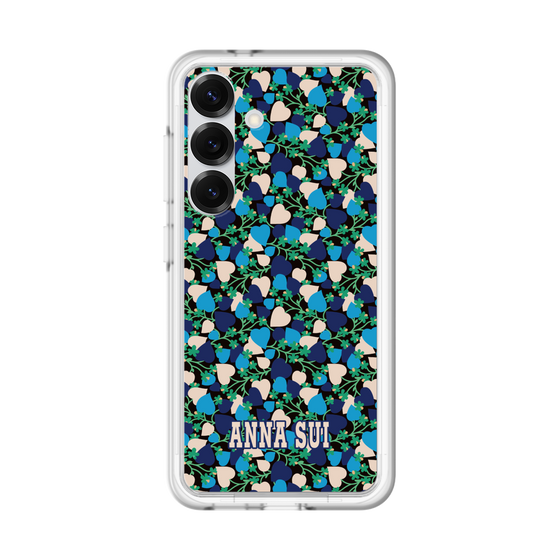 スリムプロテクションプレミアムケース［ ANNA SUI - HEARTS VINE - BLUE ］