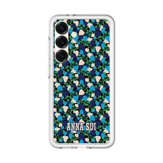 スリムプロテクションプレミアムケース［ ANNA SUI - HEARTS VINE - BLUE ］