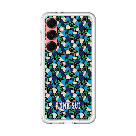 スリムプロテクションプレミアムケース［ ANNA SUI - HEARTS VINE - BLUE ］