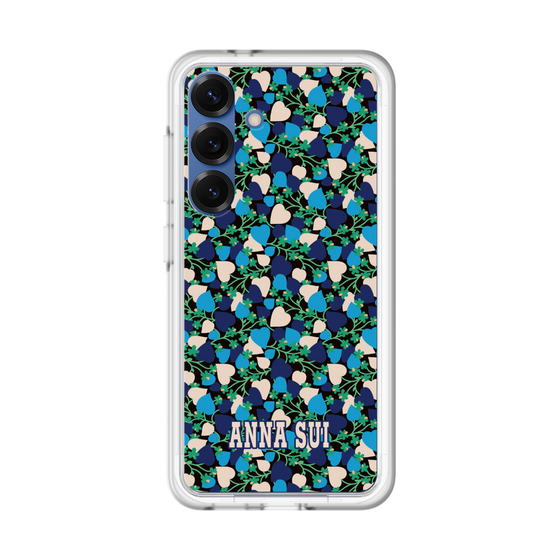 スリムプロテクションプレミアムケース［ ANNA SUI - HEARTS VINE - BLUE ］