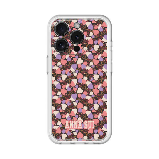 スリムプロテクションプレミアムケース［ ANNA SUI - HEARTS VINE - PINK ］