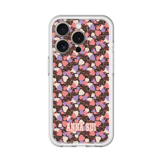スリムプロテクションプレミアムケース［ ANNA SUI - HEARTS VINE - PINK ］