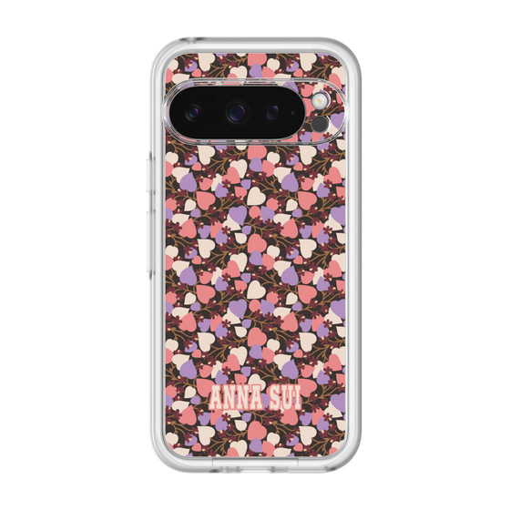 スリムプロテクションプレミアムケース［ ANNA SUI - HEARTS VINE - PINK ］