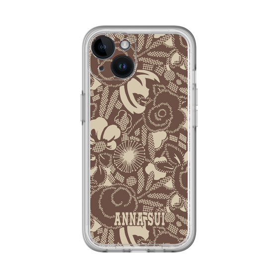 スリムプロテクションプレミアムケース［ ANNA SUI - STITCHED FLORAL ］
