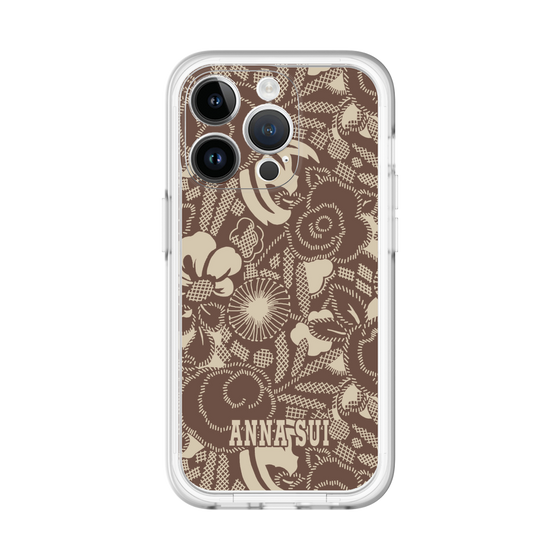 スリムプロテクションプレミアムケース［ ANNA SUI - STITCHED FLORAL ］