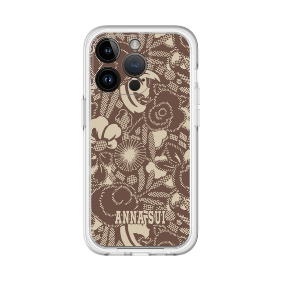 スリムプロテクションプレミアムケース［ ANNA SUI - STITCHED FLORAL ］