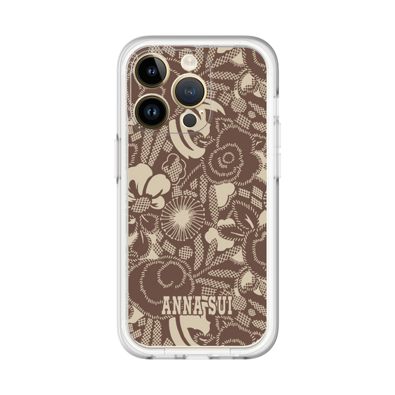 スリムプロテクションプレミアムケース［ ANNA SUI - STITCHED FLORAL ］