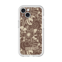 スリムプロテクションプレミアムケース［ ANNA SUI - STITCHED FLORAL ］
