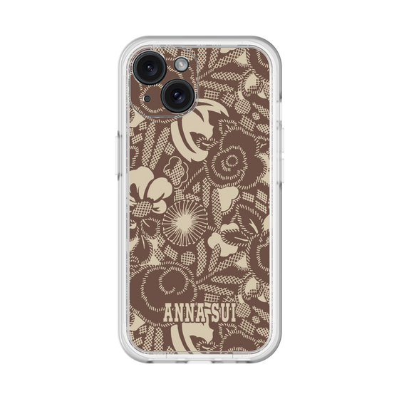 スリムプロテクションプレミアムケース［ ANNA SUI - STITCHED FLORAL ］