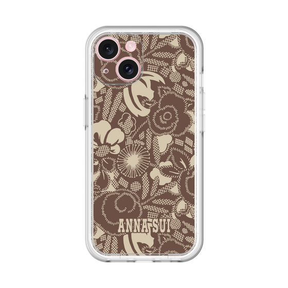 スリムプロテクションプレミアムケース［ ANNA SUI - STITCHED FLORAL ］