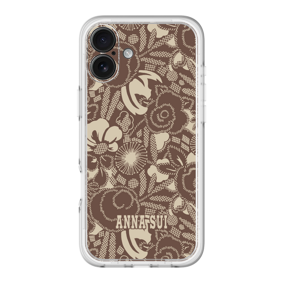 スリムプロテクションプレミアムケース［ ANNA SUI - STITCHED FLORAL ］