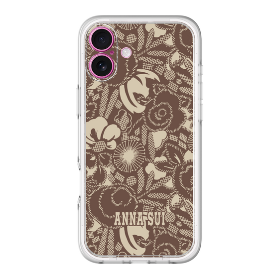 スリムプロテクションプレミアムケース［ ANNA SUI - STITCHED FLORAL ］