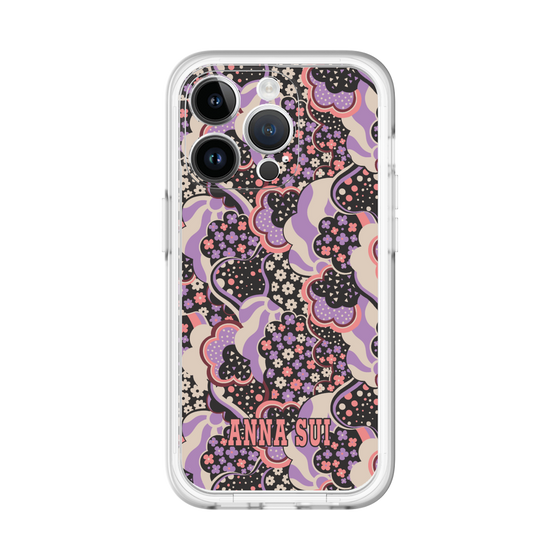 スリムプロテクションプレミアムケース［ ANNA SUI - WAVY CLOUDS ］