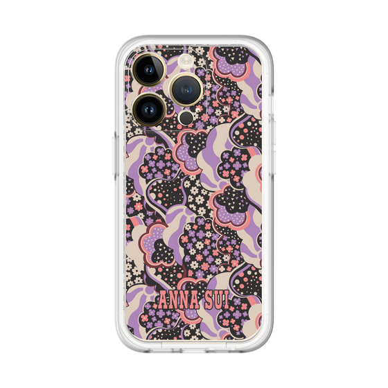 スリムプロテクションプレミアムケース［ ANNA SUI - WAVY CLOUDS ］