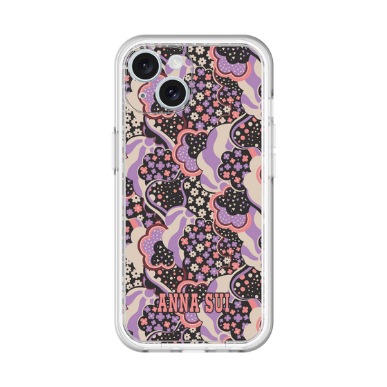 スリムプロテクションプレミアムケース［ ANNA SUI - WAVY CLOUDS ］