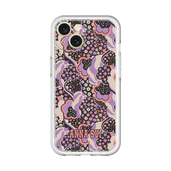 スリムプロテクションプレミアムケース［ ANNA SUI - WAVY CLOUDS ］