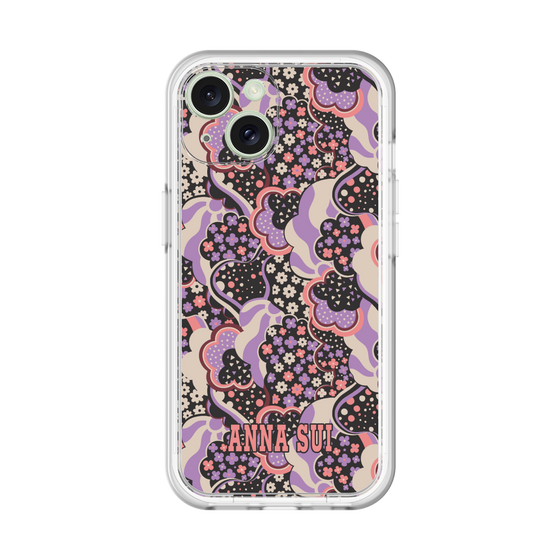 スリムプロテクションプレミアムケース［ ANNA SUI - WAVY CLOUDS ］