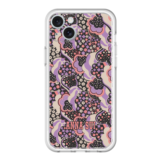 スリムプロテクションプレミアムケース［ ANNA SUI - WAVY CLOUDS ］