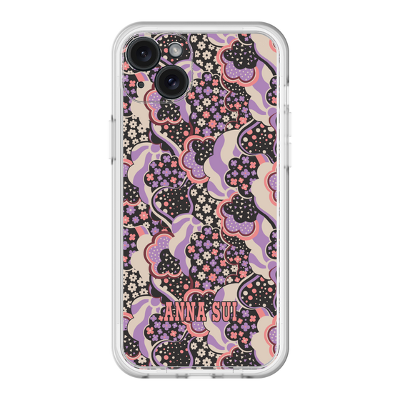 スリムプロテクションプレミアムケース［ ANNA SUI - WAVY CLOUDS ］