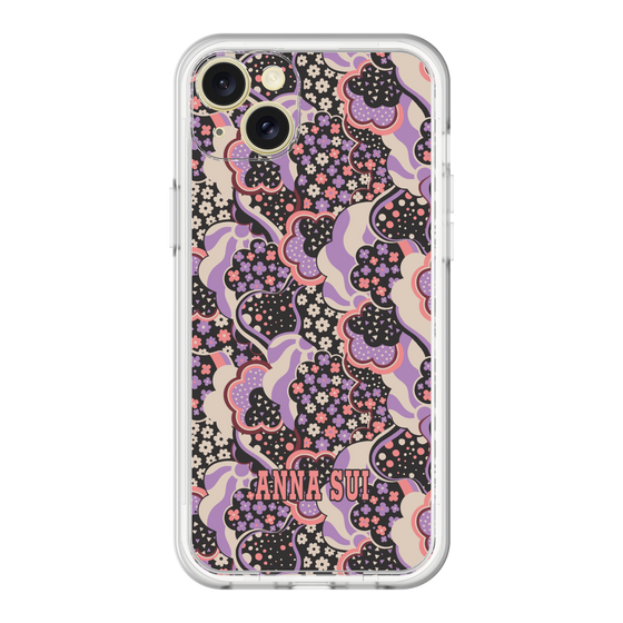 スリムプロテクションプレミアムケース［ ANNA SUI - WAVY CLOUDS ］