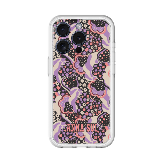スリムプロテクションプレミアムケース［ ANNA SUI - WAVY CLOUDS ］