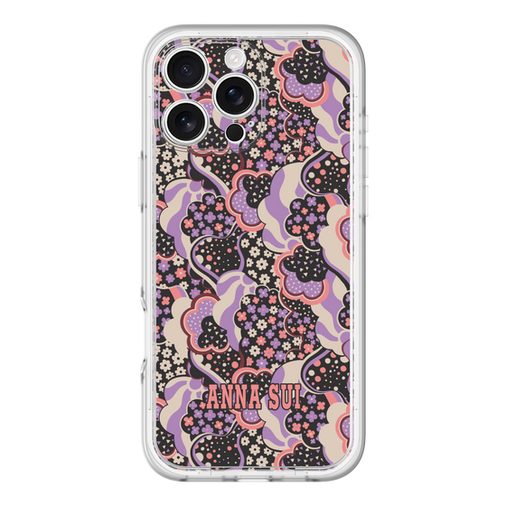 スリムプロテクションプレミアムケース［ ANNA SUI - WAVY CLOUDS ］