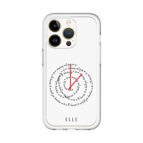 スリムプロテクションプレミアムケース［ ELLE - Do not look to 12 to 2 p.m. ］