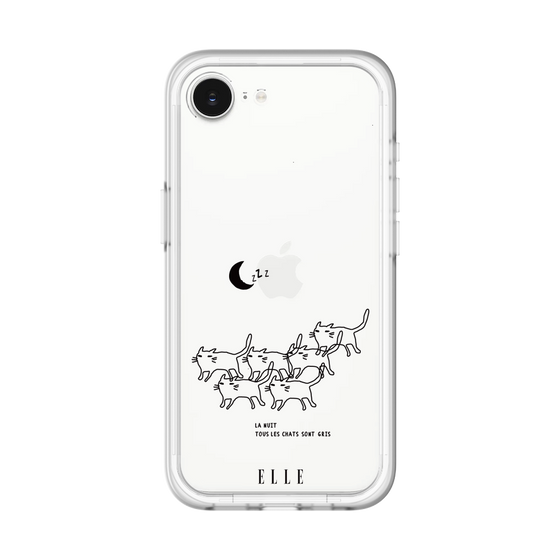 スリムプロテクションプレミアムケース［ ELLE - All cats are grey in the dark ］