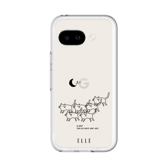 スリムプロテクションプレミアムケース［ ELLE - All cats are grey in the dark ］