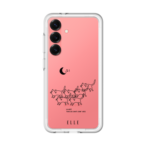 スリムプロテクションプレミアムケース［ ELLE - All cats are grey in the dark ］
