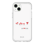 スリムプロテクションプレミアムケース［ ELLE - Let who love me follow me - ホワイト ］