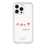 スリムプロテクションプレミアムケース［ ELLE - Let who love me follow me - ホワイト ］