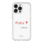スリムプロテクションプレミアムケース［ ELLE - Let who love me follow me - ホワイト ］