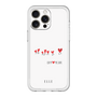 スリムプロテクションプレミアムケース［ ELLE - Let who love me follow me - ホワイト ］