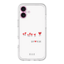 スリムプロテクションプレミアムケース［ ELLE - Let who love me follow me - ホワイト ］