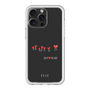 スリムプロテクションプレミアムケース［ ELLE - Let who love me follow me - ブラック ］
