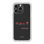 スリムプロテクションプレミアムケース［ ELLE - Let who love me follow me - ブラック ］